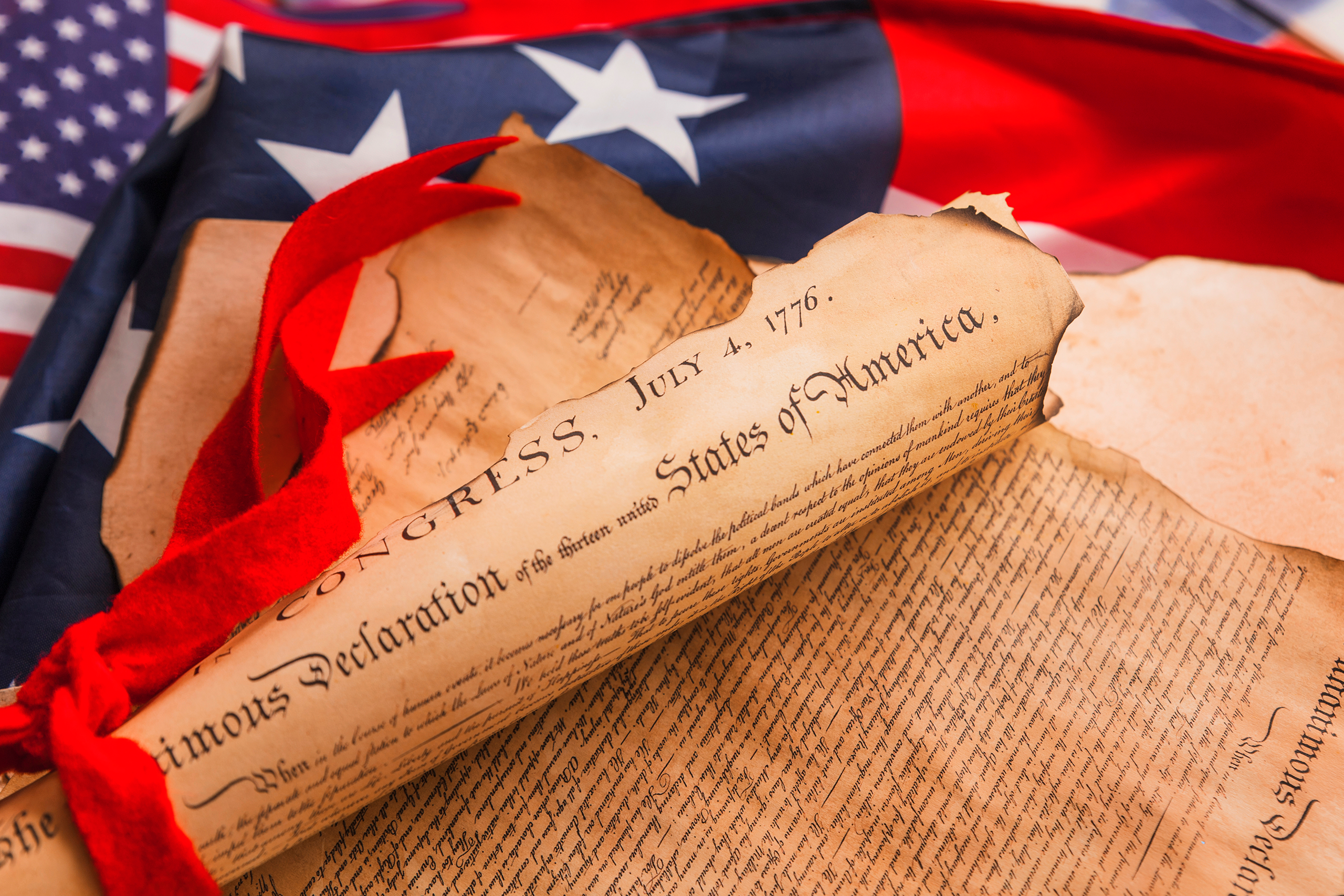 usa-independence-day-concept-with-declaration-independence